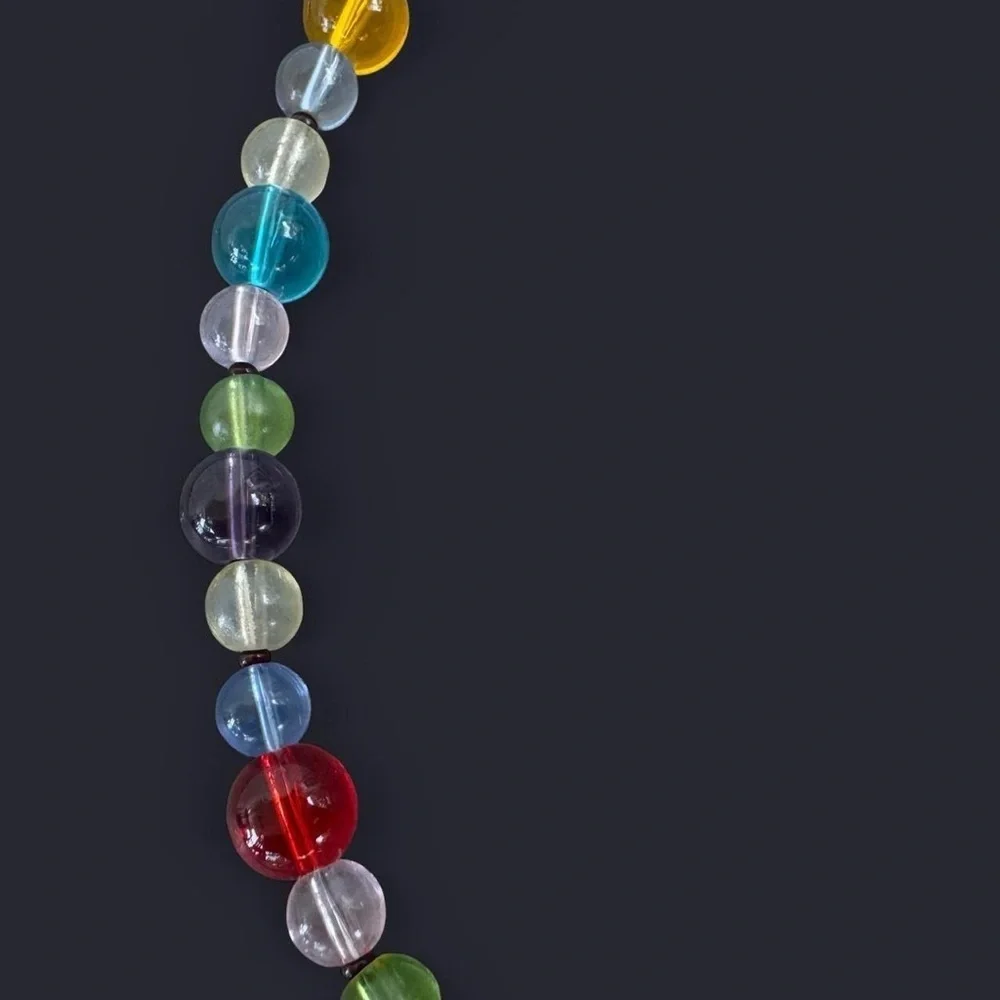 Multicolor Glass Bead Necklace